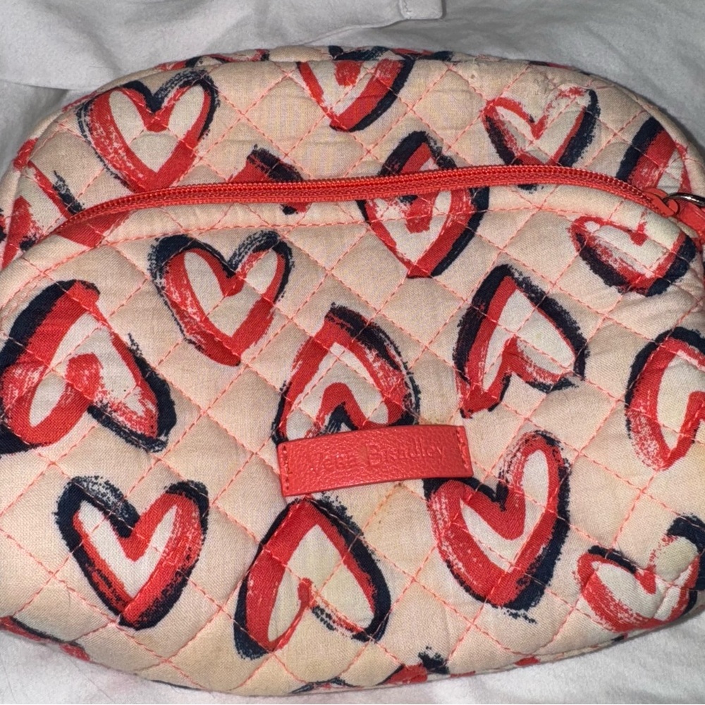 Vera Bradley Quilted Heart Cosmetic Bag